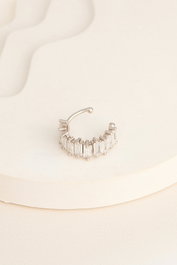 Heliophilia Silver Pendientes de Plata Esterlina 925 con Refuerzo de Rodio